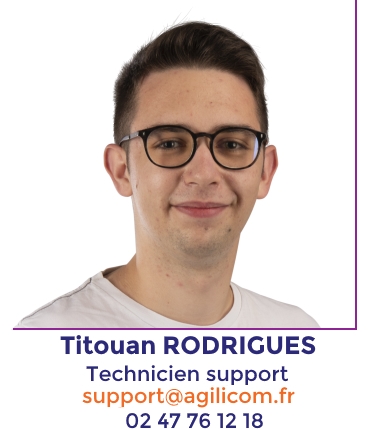 Titouan Rodrigues - Technicien support - AGILiCOM