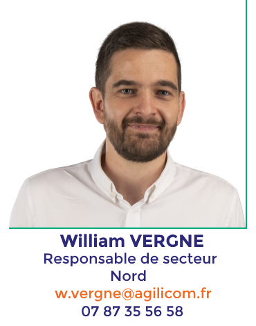 William Vergne - Responsable de secteur Nord - AGILiCOM