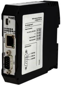 HMS Industrial Networks GmbH - "CAN@net 100; CAN-Ethernet Gateway with 1 CAN and SUB-D9 connector"