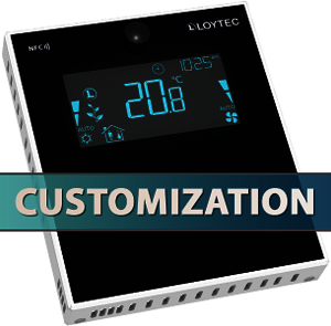 LOYTEC - LSTAT-80x customization, min qty 100 pcs,  select enclosure color