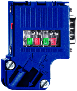 SIEMENS SAS  - SIMATIC DP, connecteur de bus pour PROFIBUS avec départ de câble obli