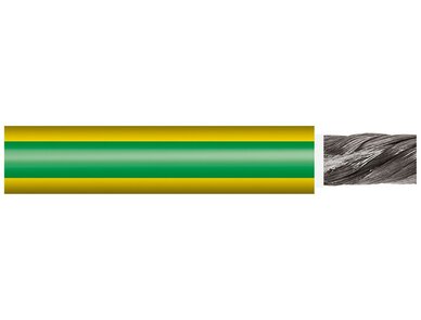 INDU-SOL GMBH -  class 8 conductor rope green/yellow 10mm² 