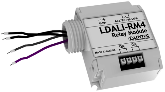 LOYTEC - LDALI-RM4, DALI Relay Module 10 A, Analog Interface 0 – 10 "spund"