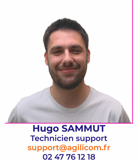 Hugo SAMMUT - Technicien Support - AGILiCOM