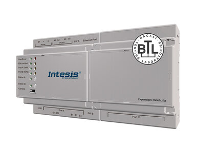 HMS Industrial Networks GmbH - INTESIS EtherNet/IP - BACnet IP & MSTP Server - 1200 points