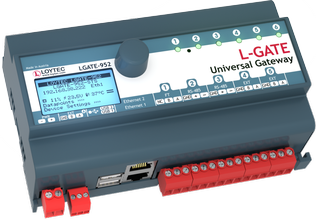 LOYTEC - LGATE-952  Universal Gateway, BACnet/IP or MS/TP; LonMark IP852
