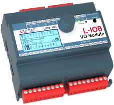 LOYTEC - LIOB-102, I/O module, 6xIN, 8x6A relay OUT, 6x0-10V OUT