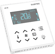 LOYTEC - LSTAT-800-G3-L206, thermostat,NFC,Display,Buzzer,white front, MODBUS 