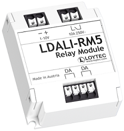 LOYTEC - LDALI-RM5 Module Relais DALI 10 A, Sortie Analogique 1 – 10 V