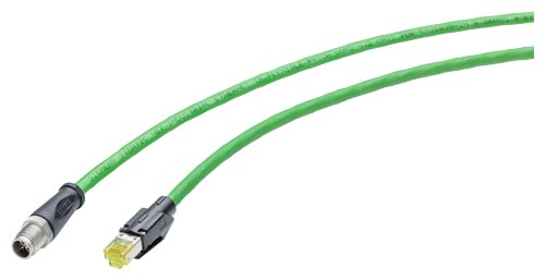 SIEMENS - IE TP Cord M12-180/RJ45-180 câble flexible IE préconn. l2,0m.