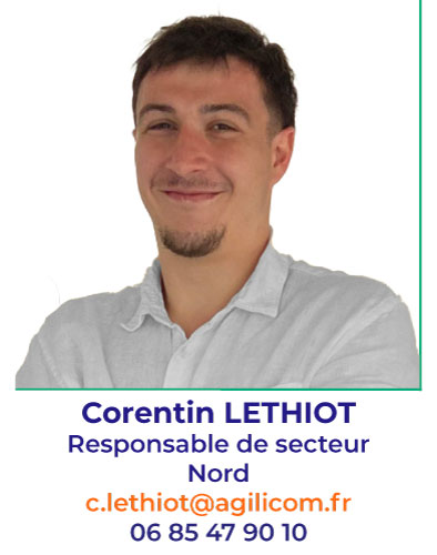 Corentin LETHIOT - Responsable de secteur Nord - AGILiCOM