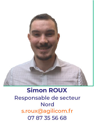 Simon Roux - Responsable de secteur Nord - AGILiCOM